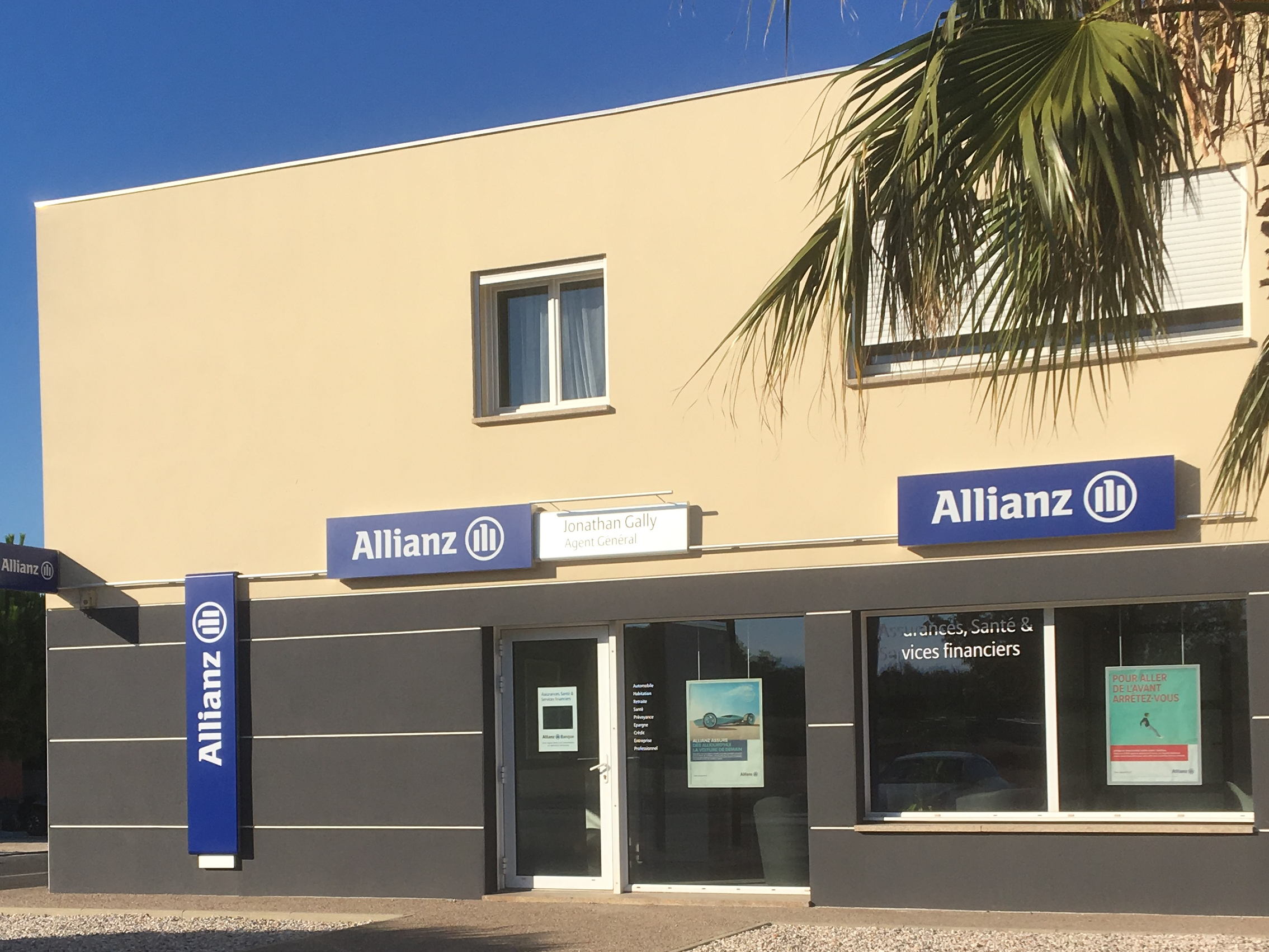 Devanture de notre agence d’assurance Allianz d'Argelès