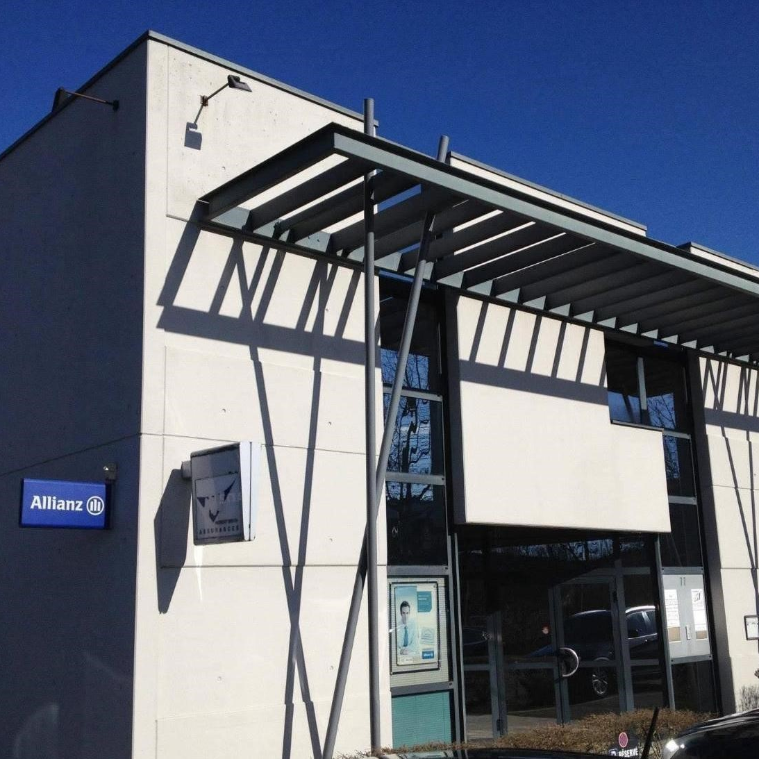 Façade de notre agence d'assurance Allianz de Mulhouse