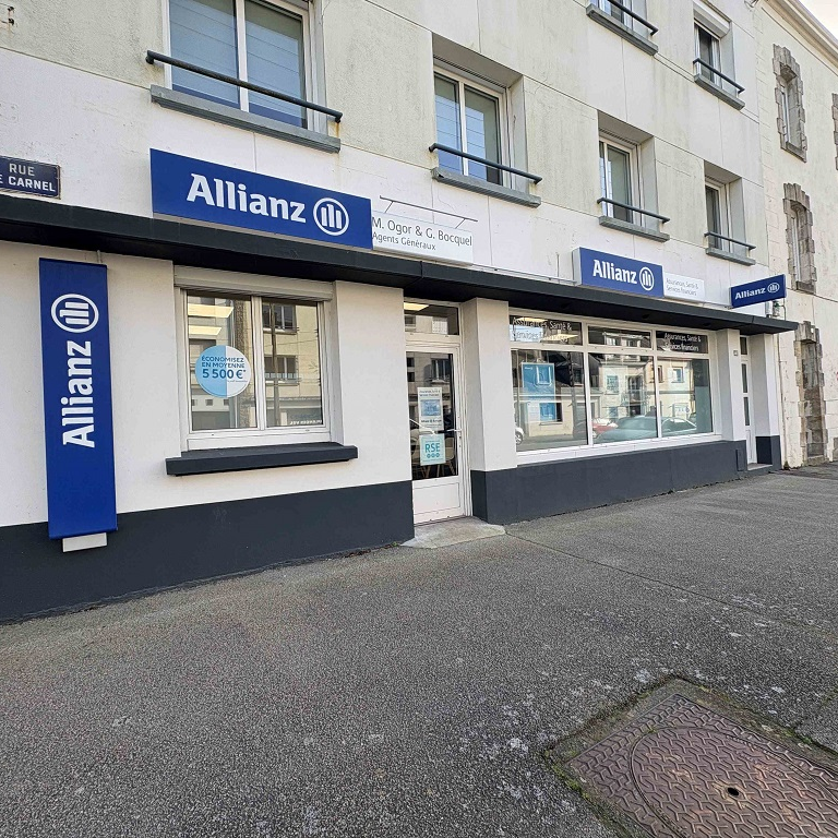 La devanture de notre agence Allianz LORIENT ARMOR