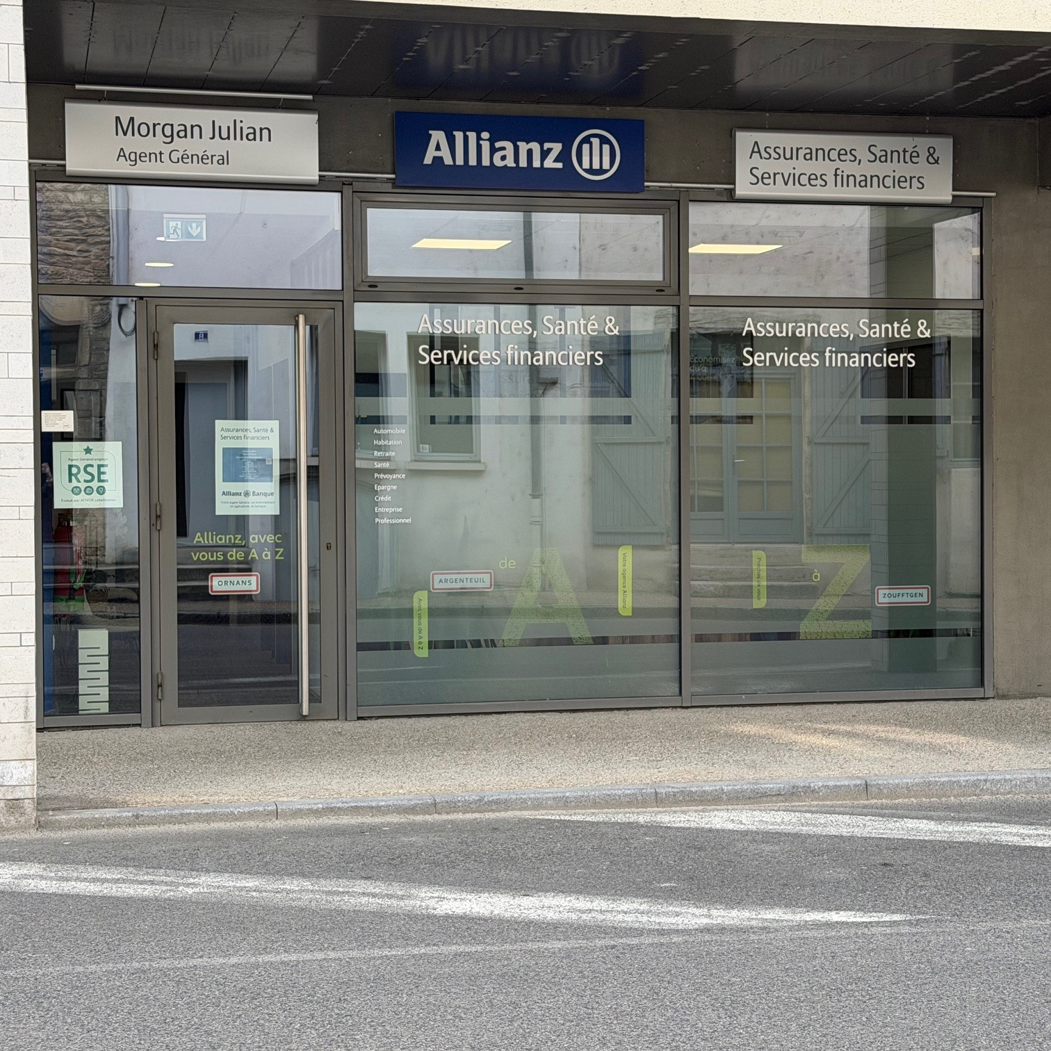 Bienvue dans votre agence Allianz Morgan Julian