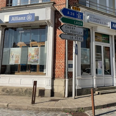 Devanture de notre agence Allianz de Crécy-sur-Serre