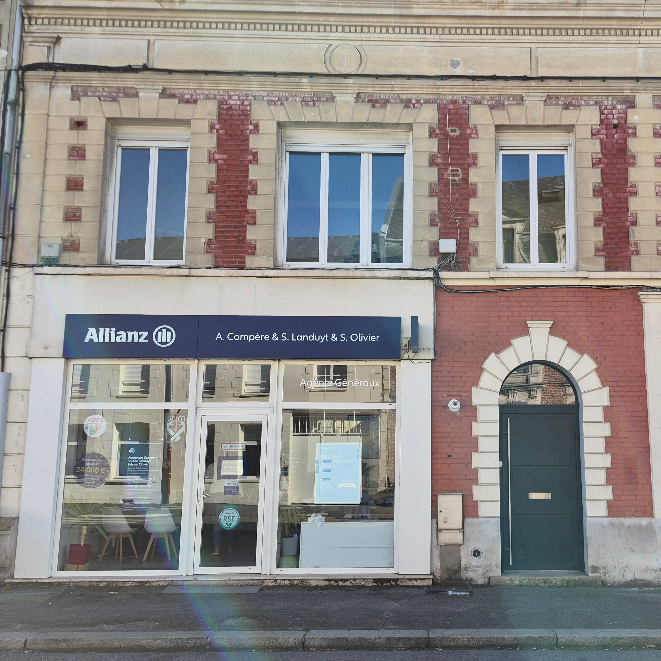 Devanture de notre agence Allianz de Saint-Quentin