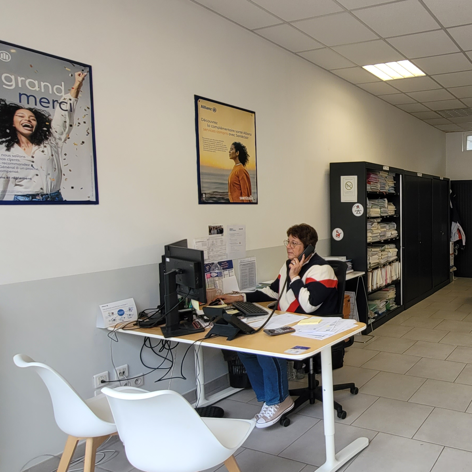 Intérieur de notre agence Allianz de Saint-Quentin