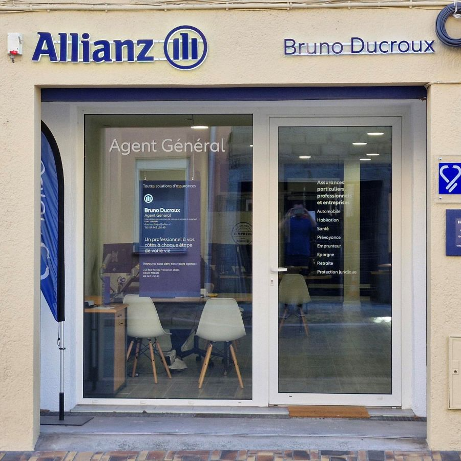 Devanture de l'agence