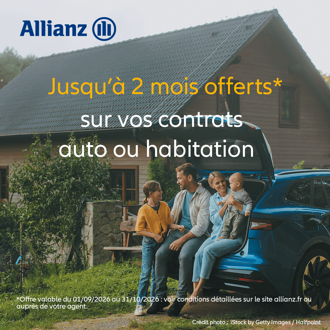 2 mois offerts sur vos contrats auto et habitation