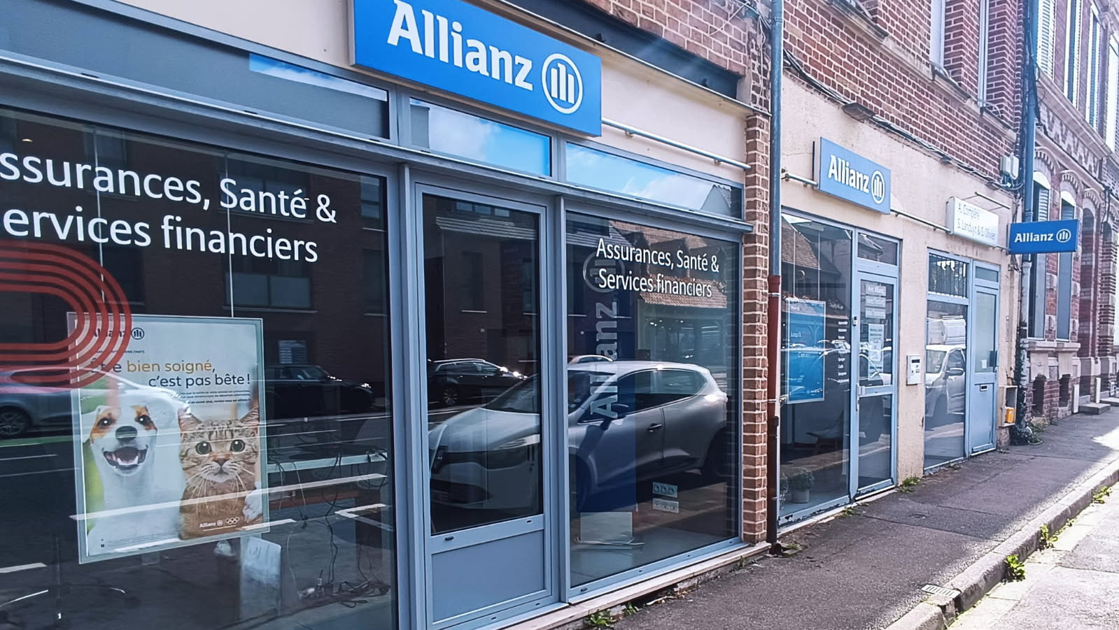Devanture de notre agence Allianz de Amiens